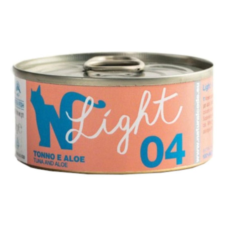 NATURAL CODE GATTO 04 LIGHT TONNO ALOE 4x70GR (lattina) MULTIPACK