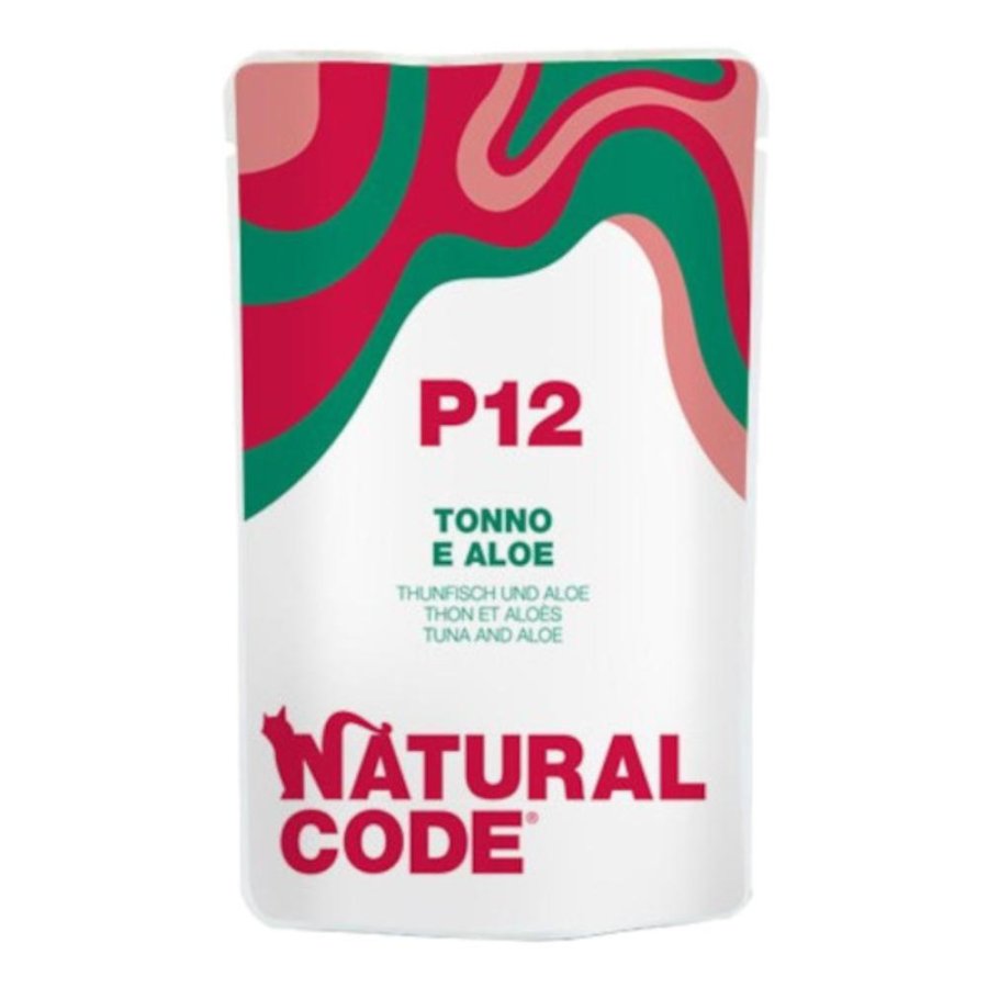 NATURAL CODE GATTO P12 TONNO ALOE 70GR (bustina)