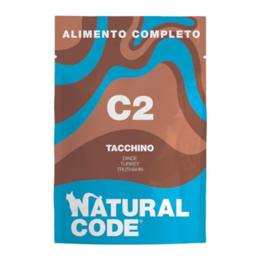 NATURAL CODE GATTO C2 TACCHINO 70GR (bustina) NATURAL CODE GATTO C2 TACCHINO 70GR (bustina)