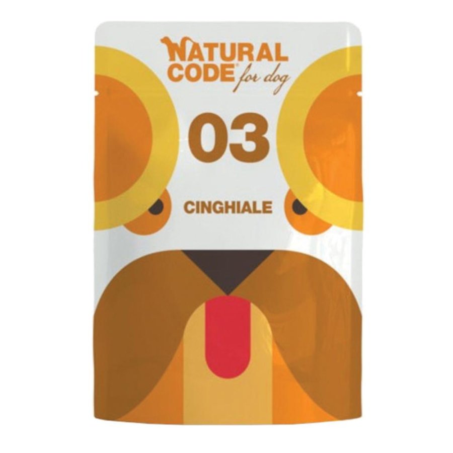 NATURAL CODE CANE 03 CINGHIALE 300GR (bustina)