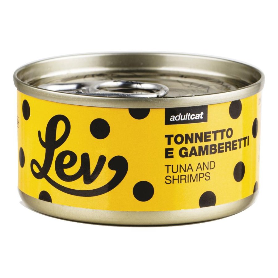 NATURAL LINE LEV GATTO TONNETTO GAMBERETTI 70GR (lattina)