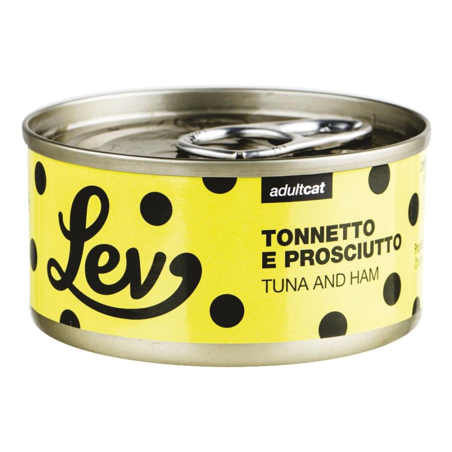 NATURAL LINE LEV GATTO TONNETTO PROSCIUTTO 70GR (lattina)