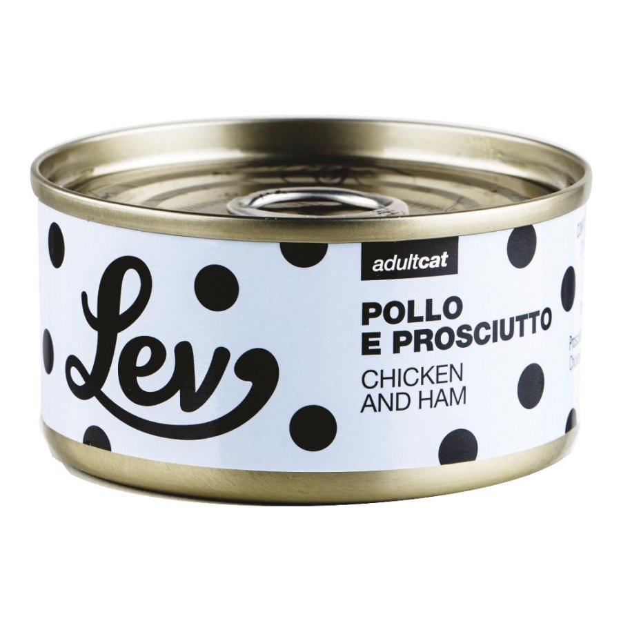 NATURAL LINE LEV GATTO POLLO PROSCIUTTO 70GR (lattina)