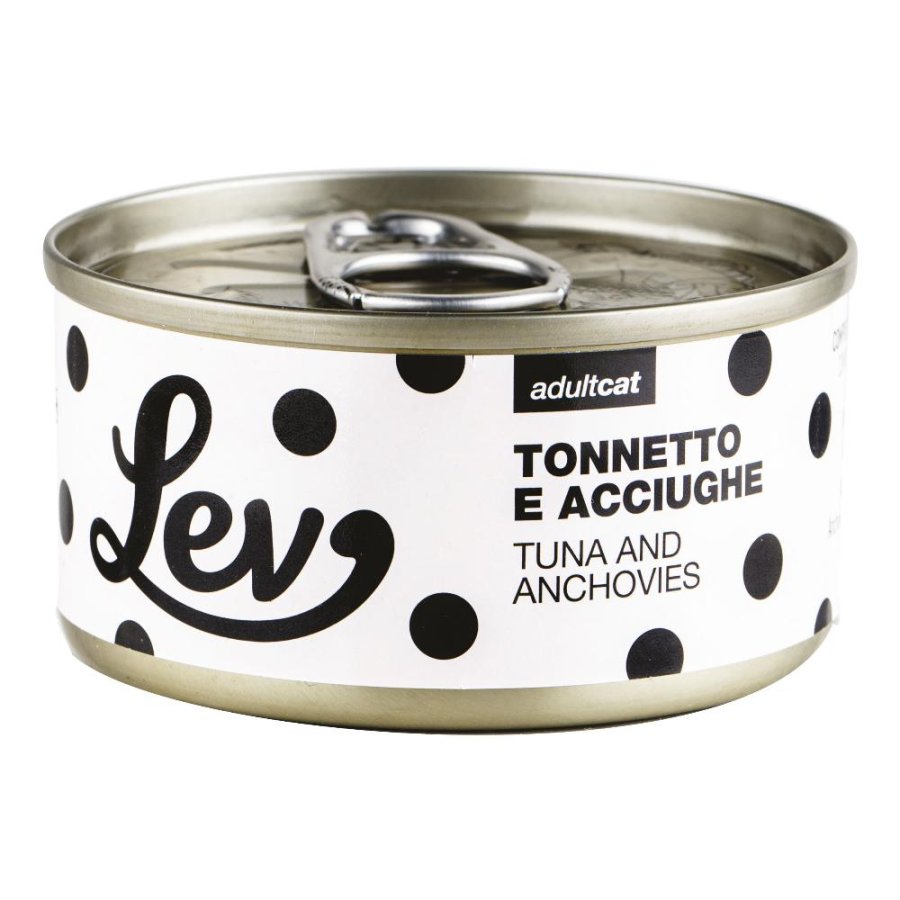 NATURAL LINE LEV GATTO TONNO ACCIUGHE 70GR (lattina)