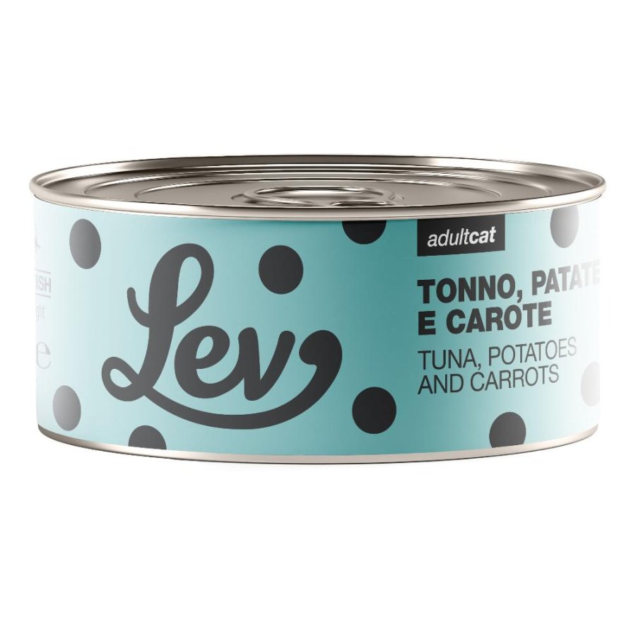 NATURAL LINE LEV GATTO TONNO PATATE CAROTE 140GR (lattina)