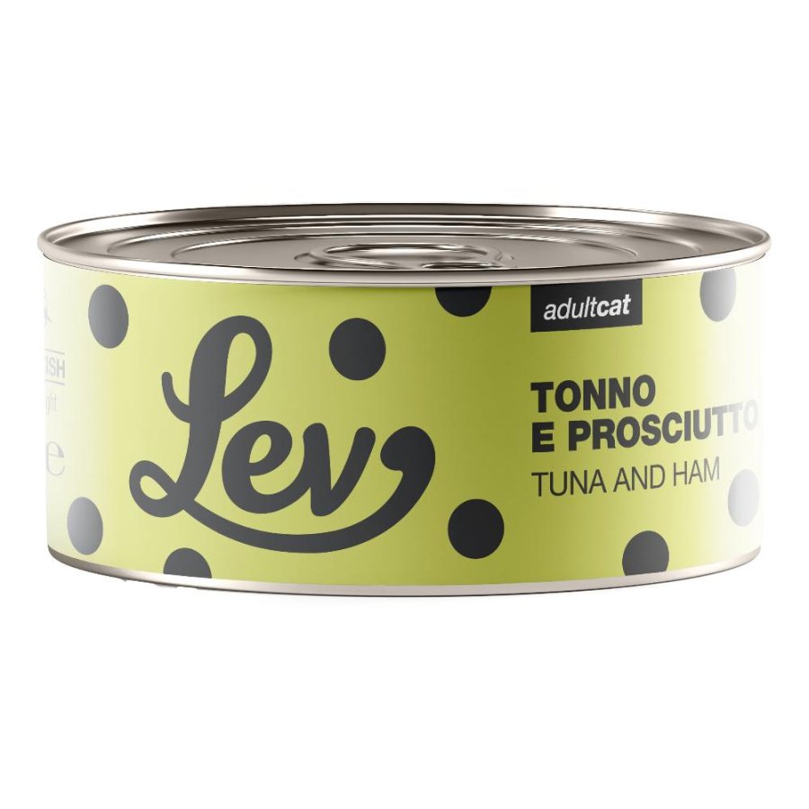 NATURAL LINE LEV GATTO TONNO PROSCIUTTO 140GR (lattina)