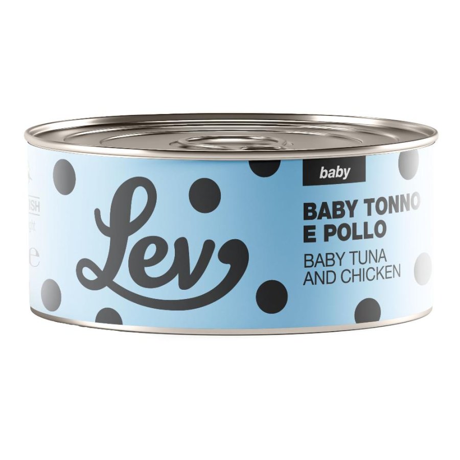 NTURAL LINE LEV GATTO BABY TONNO POLLO 140G (lattina)