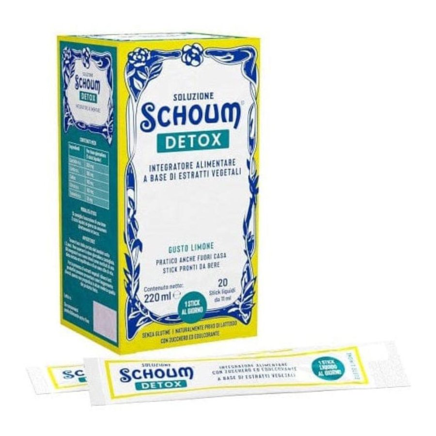 Zentiva Soluzione Schoum Detox 20 Stick – Integratore Depurativo