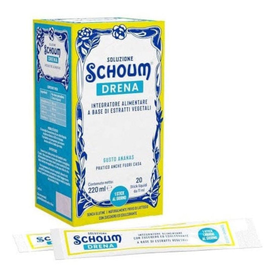 Zentiva Soluzione Schoum Drena 20 Stick – Integratore Drenante