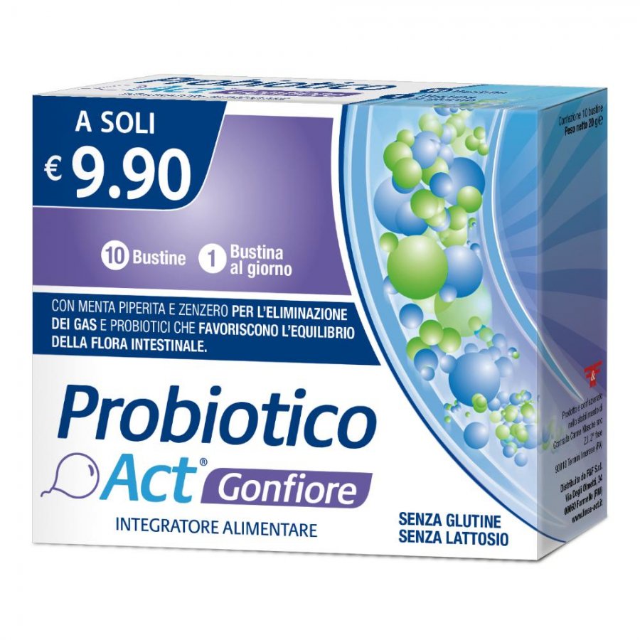 Probiotico Act Gonfiore 10bust