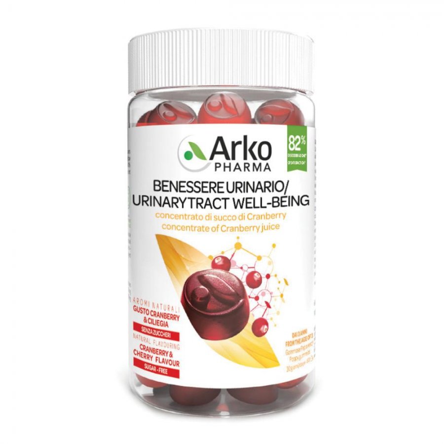 Arkogummies Cranberry 60 Gommose - Integratore Alimentare per Conforto Urinario