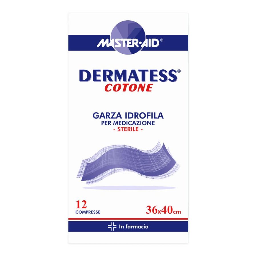 DERMATESS Cot.Garza 36x40*12pz