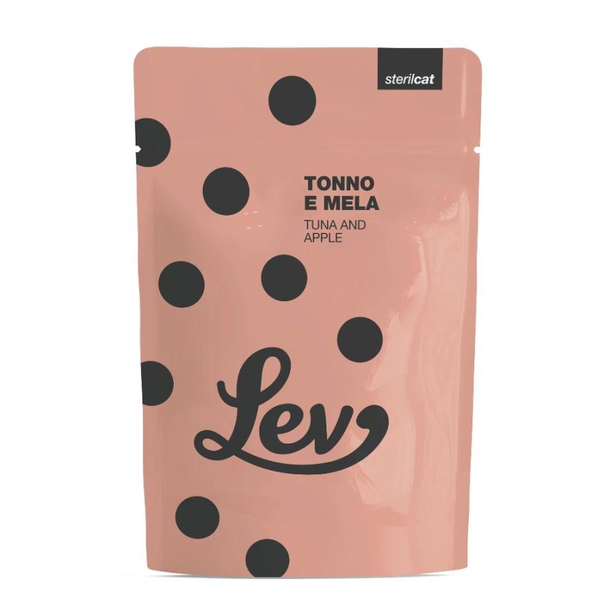 NATURAL LINE LEV GATTO STERIL TONNO MELA 60G (bustina)