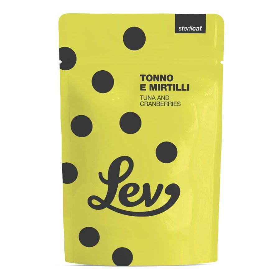 NATURAL LINE LEV GATTO STERIL TONNO MIRTILLI 60G