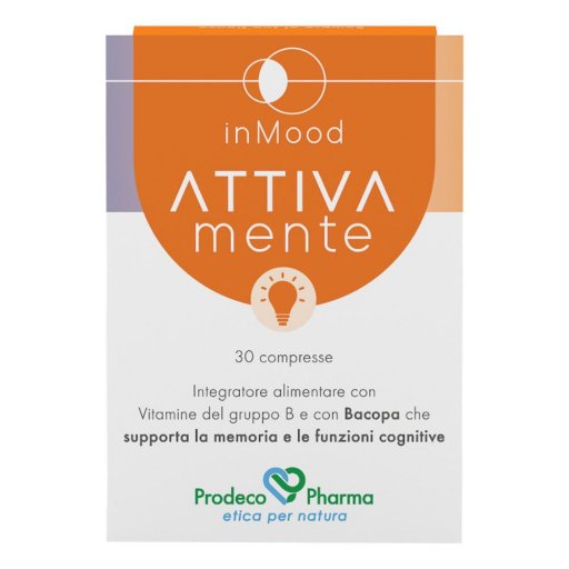 Prodeco Pharma ATTIVAmente, Integratore Memoria e Concentrazione, 30 compresse, Supporto Cognitivo, Funzioni Cerebrali