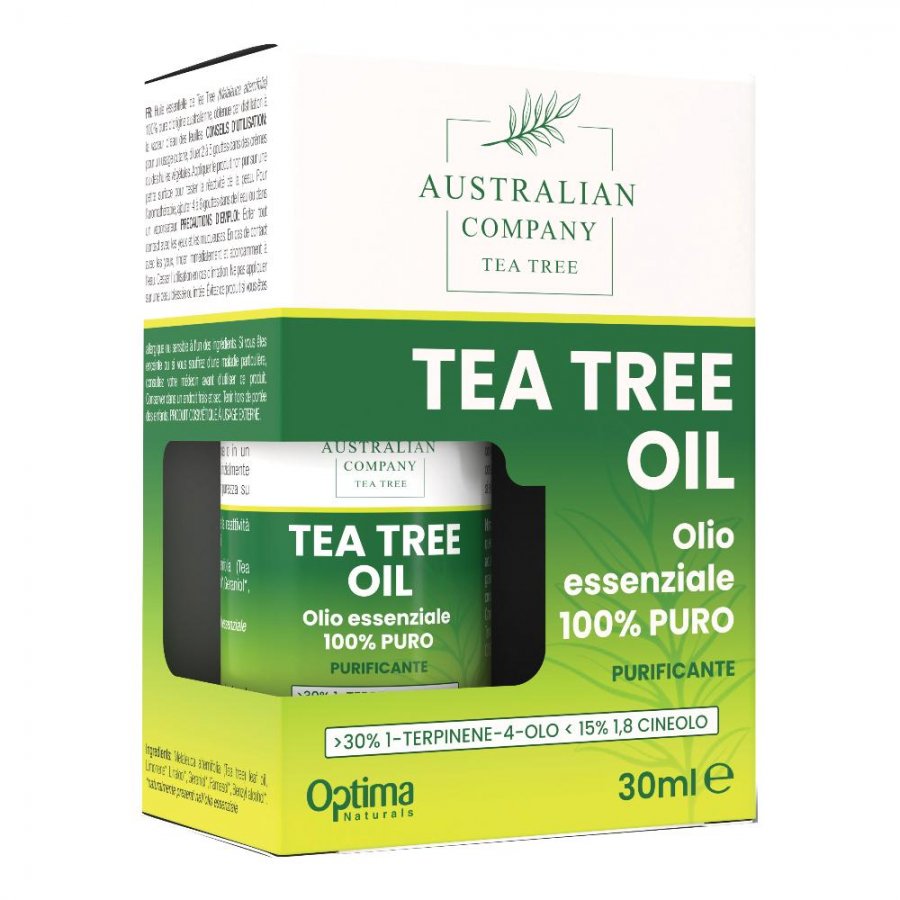 Australian Tea Tree Oil 30ml - Olio Essenziale per il Corpo - Ideale per Zone Difficili - Zona Sotto le Unghie