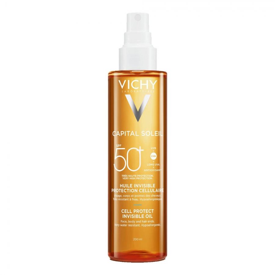 Vichy Capital Soleil Cell Protect Olio Solare Secco SPF50+ 200ml