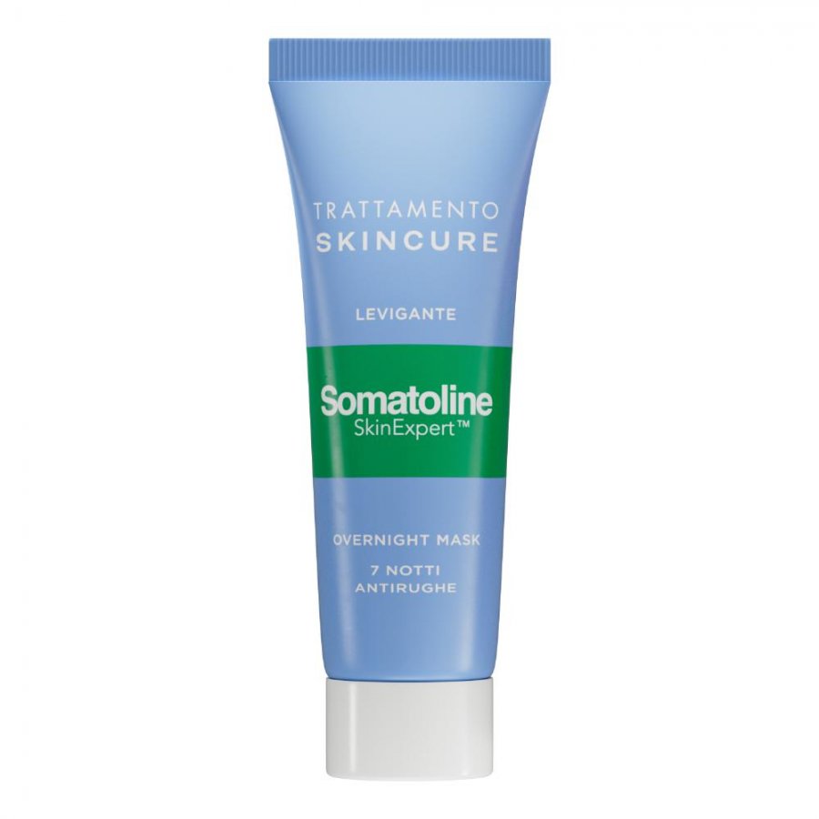 Somatoline Overnight Mask Levigante 7 Notti Antirughe Viso 50ml - Maschera Notturna Rimpolpante con Acido Ialuronico e Melatonina