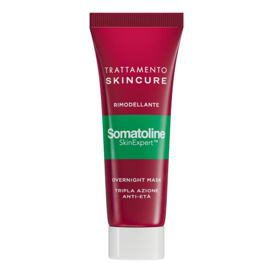 Somatoline Skin Expert Overnight Mask Rimodellante Tripla Azione Anti-Età Viso 50ml - Maschera Notturna Rimodellante con Bio-Peptide Anti-Age Complex