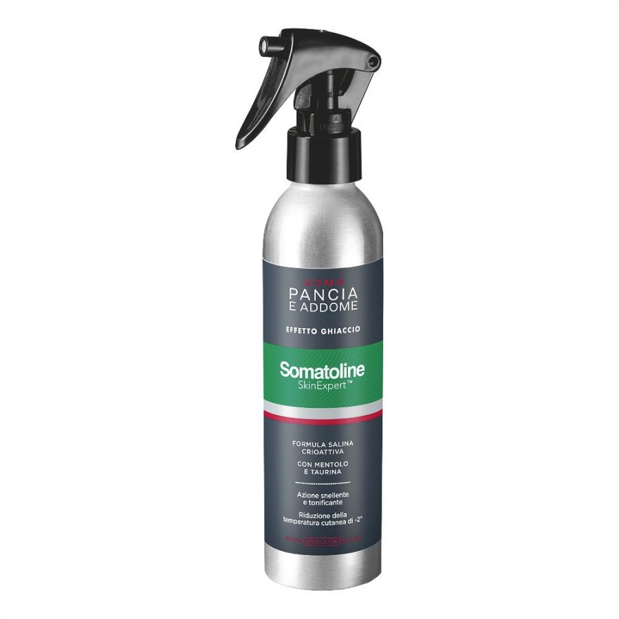 Somatoline Pancia e Addome Cryo Spray Uomo 200ml - Trattamento Snellente e Rimodellante