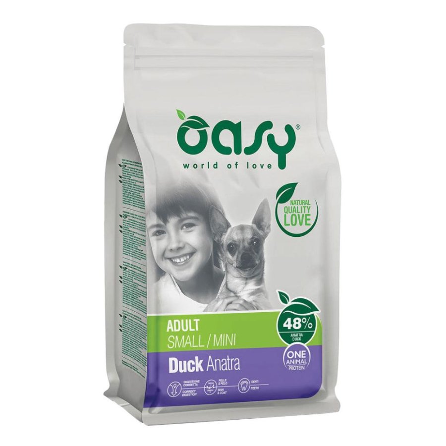 OASY CANE SMALL/MINI ADULT ANATRA 800GR