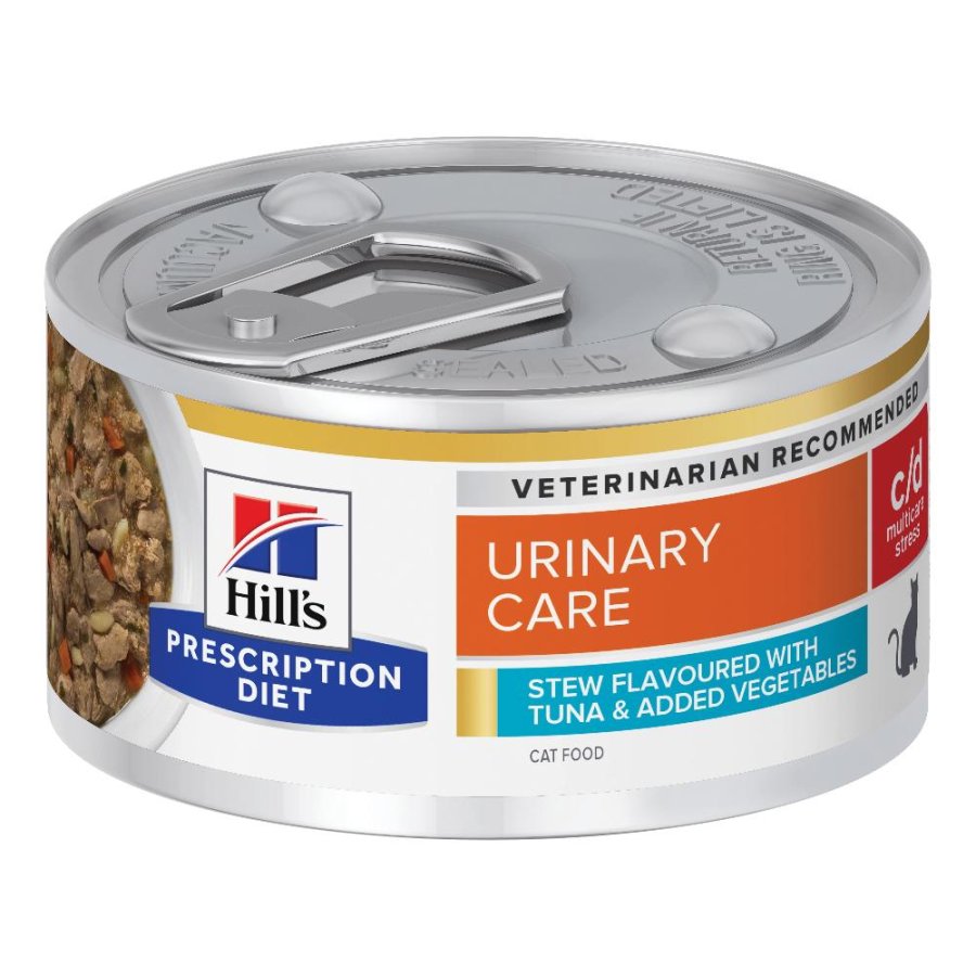 HILL'S GATTO C/D STRESS URINARY CARE STEW TONNO E VERDURE 82GR (lattina)