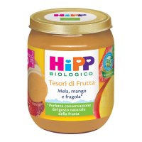 HiPP, Tesori di Frutta Omogeneizzato Mela Mango Fragola, 160 g HiPP, Tesori di Frutta Omogeneizzato Mela Mango Fragola, 160 g