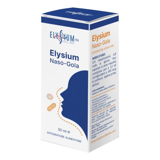 Elysium Naso Gola 30ml – Integratore Naturale per Vie Respiratorie, Verbasco e Timo