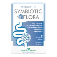 Probiotic + Symbiotic Riflora, Prodeco Pharma, Integratore Alimentare, 15 Capsule, Equilibrio Intestinale, Supporto Immunitario