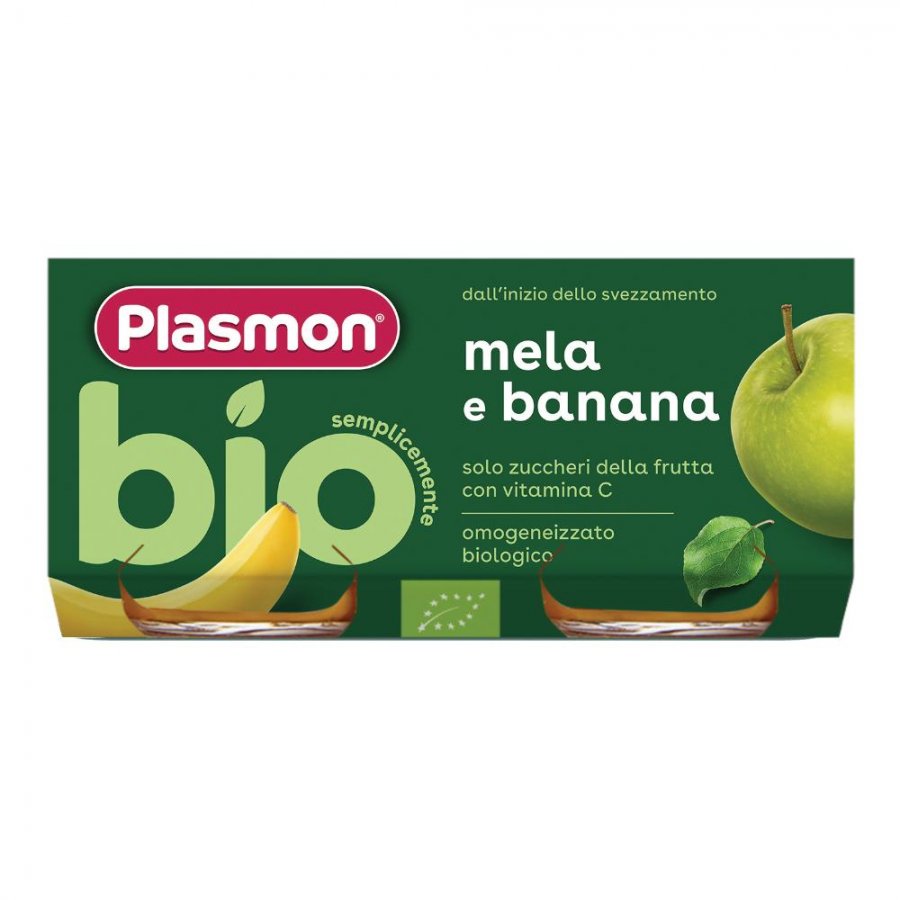 OMO PL.Banana/Mela Bio 2x 80g