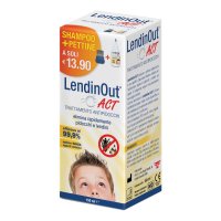 Linea ACT LendinOut Act Shampoo Antipidocchi, 150ml + Pettine, Dispositivo Medico, Rimozione Pidocchi