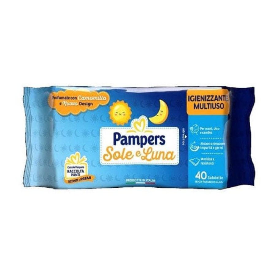 Pampers Sole e Luna Salviette, 40 pezzi