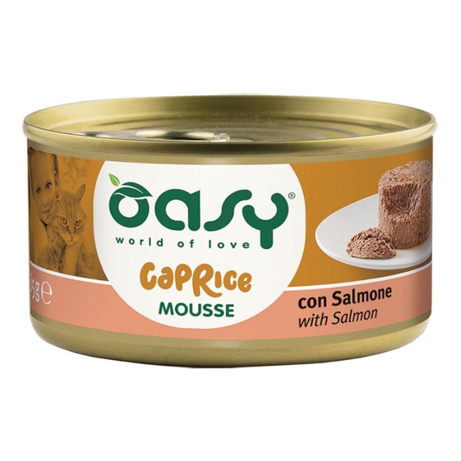 OASY WET CAT MOUSSE SALMONE 85G NF