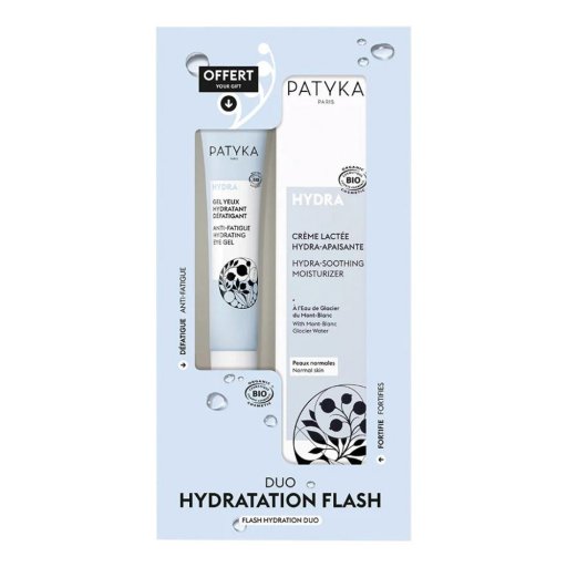 Patyka Hydra Cofanetto Latte Idratante Viso + Gel Contorno Occhi - Set Skincare 2 Pezzi