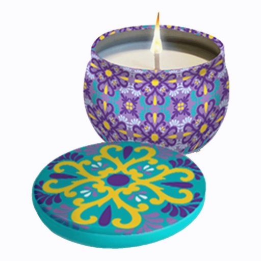 Colors Candela Profumata Citronella e Lavanda, 120g, Relax e Protezione Antizanzare