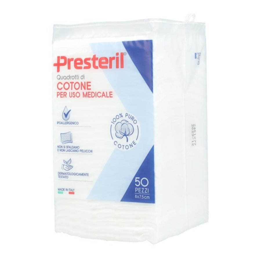 Presteril Quadrotti Cot 8x7,5