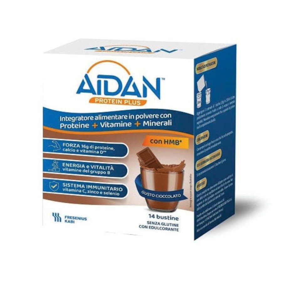 AIDAN Protein Plus cioccolato, 14 bustine