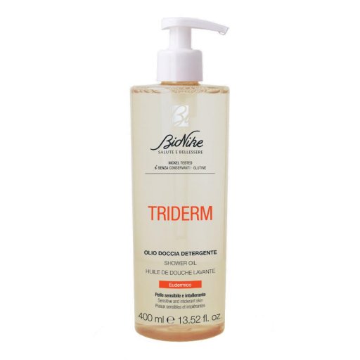 BioNike Triderm Olio Doccia Detergente Eudermico 400ml – Detersione per Pelle Secca