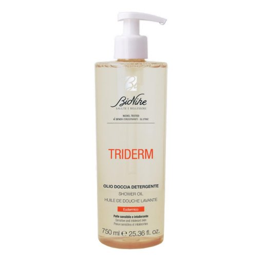 BioNike Triderm Olio Doccia Detergente Eudermico 750ml – Pelle Secca e Sensibile