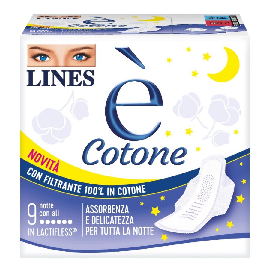 Lines È Cotone Notte, 9 Pezzi Lines È Cotone Notte, 9 Pezzi