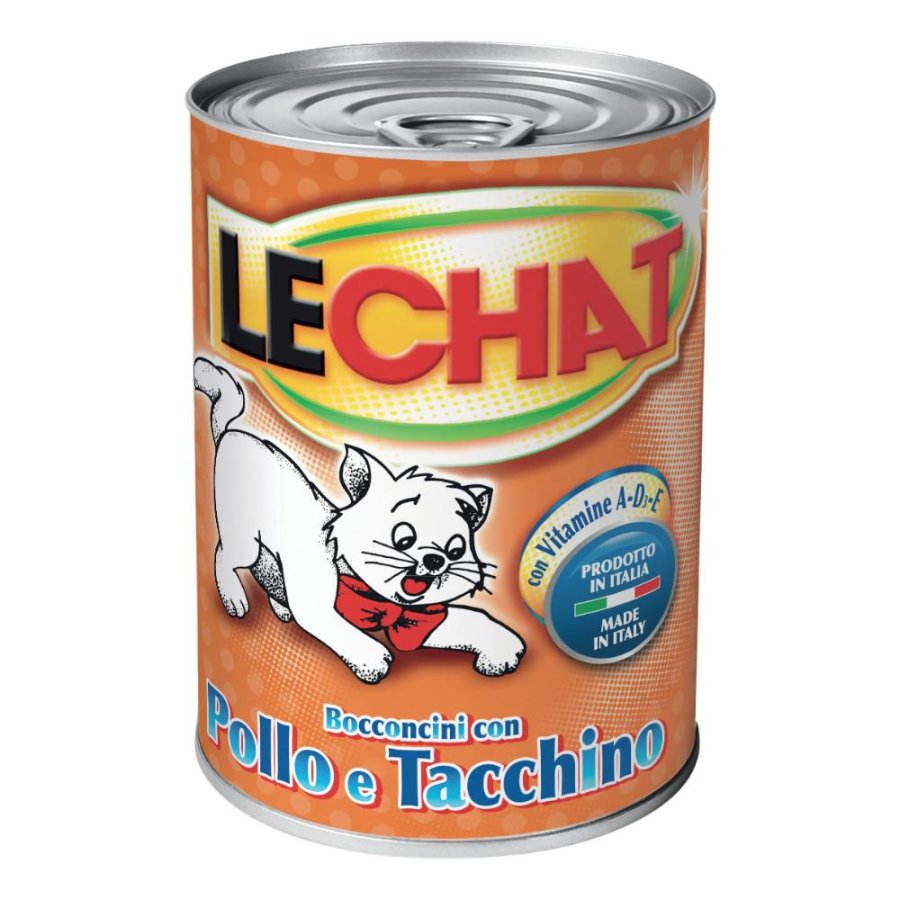 LeChat Bocconcini con Pollo e Tacchino, 400 g LeChat Bocconcini con Pollo e Tacchino, 400 g