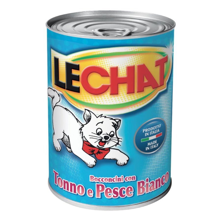 LeChat Bocconcini con Tonno e Pesce Bianco, 400 g LeChat Bocconcini con Tonno e Pesce Bianco, 400 g