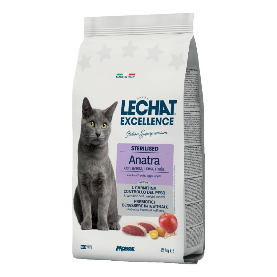 LeChat Gatti Excellence Sterilised Anatra, 1,5 Kg LeChat Gatti Excellence Sterilised Anatra, 1,5 Kg