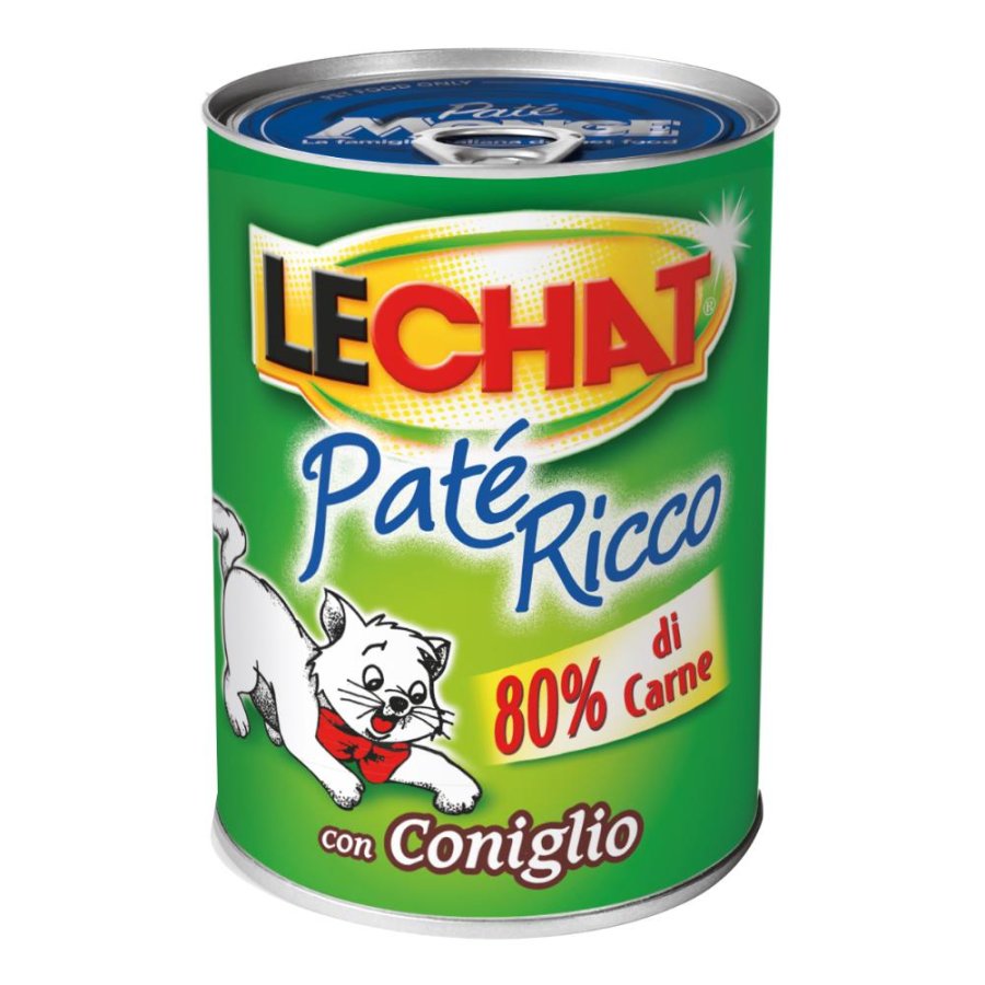 LECHAT GATTO PATE' CONIGLIO 400GR (lattina)