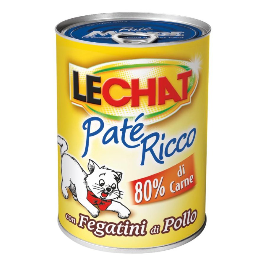 LeChat Patè Ricco con Fegatini di Pollo, 400 g LeChat Patè Ricco con Fegatini di Pollo, 400 g