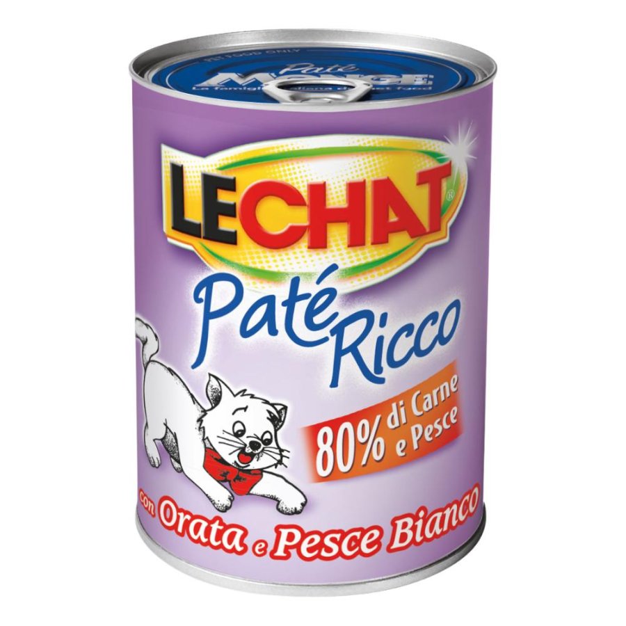 LeChat Patè Ricco con Orata e Pesce Bianco, 400 g LeChat Patè Ricco con Orata e Pesce Bianco, 400 g