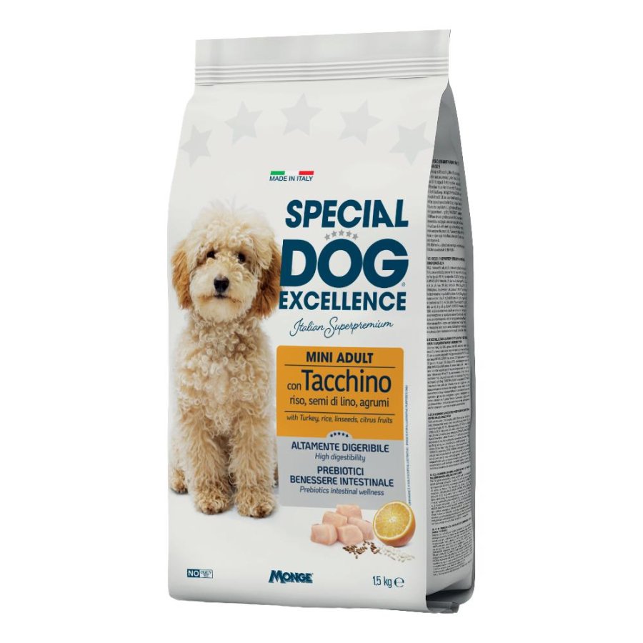 SPECIAL DOG CANE EXCELLENCE MINI ADULT TACCHINO 1,5KG SPECIAL DOG CANE EXCELLENCE MINI ADULT TACCHINO 1,5KG