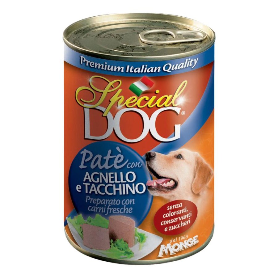 SPECIAL DOG Patè con Agnello e Tacchino, 400 g SPECIAL DOG Patè con Agnello e Tacchino, 400 g