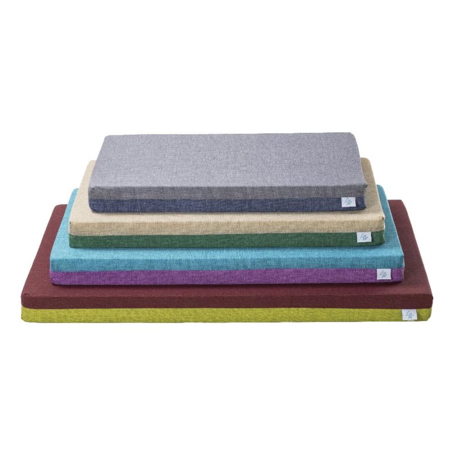 LEOPET CUCCIA MATERASSO ERCOLE FALSO LISO COLORI ASSORTITI 55x90x8CM