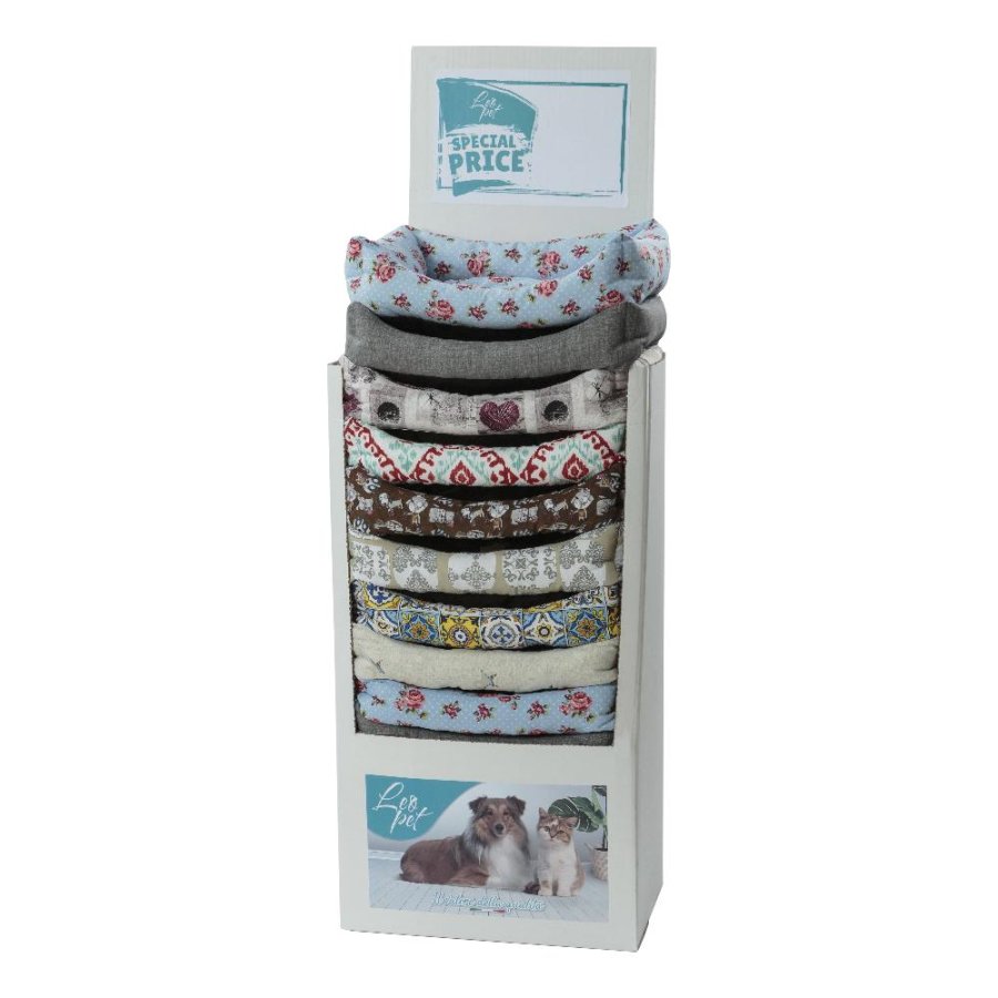 LEOPET CUCCIA RODI FALSO LISO FANTASIE ASSORTITE 45x60CM